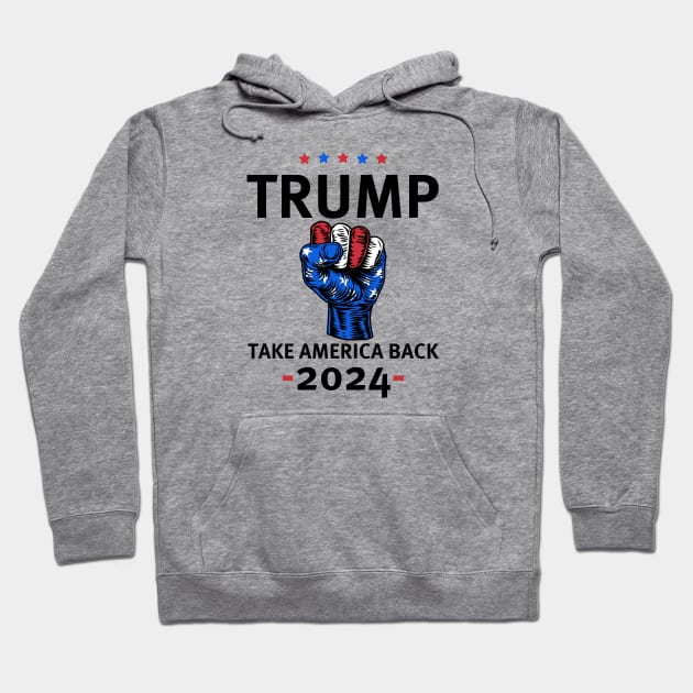 Take America Back Hoodie by Xtian Dela ✅